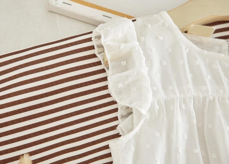 2024. Nova ljetna dječja haljina za djevojčice od šifona, haljina za princeze s letećim rukavima, rođendanska zabava, slatka odjeća, odjeća za djevojčice 3-7