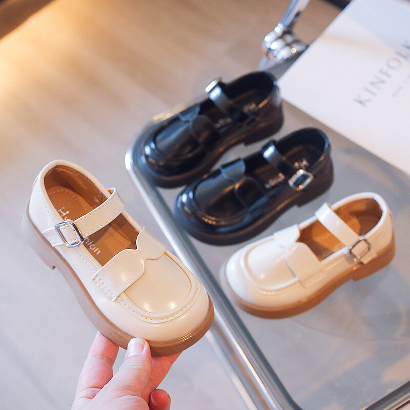 Rudens apavi bērniem 2024. gada pavasaris, rudens, jauni vienkrāsaini mīksta zole, pret slīdēšanu