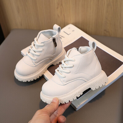 Bebeluși Copii Ghete din piele Copii Tenisi casual Toamna Și Iarna Copii mici Moda Cizme Băieți Fete Pantofi de grădiniță