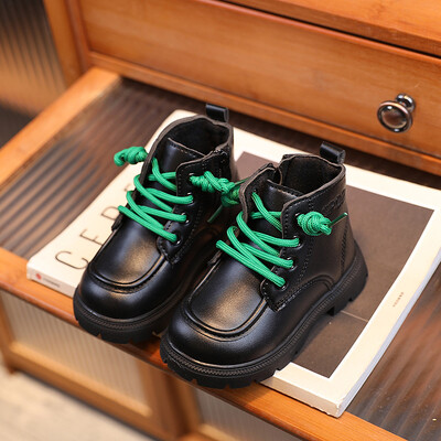 Bebeluși Copii Ghete din piele Copii Tenisi casual Toamna Și Iarna Copii mici Moda Cizme Băieți Fete Pantofi de grădiniță