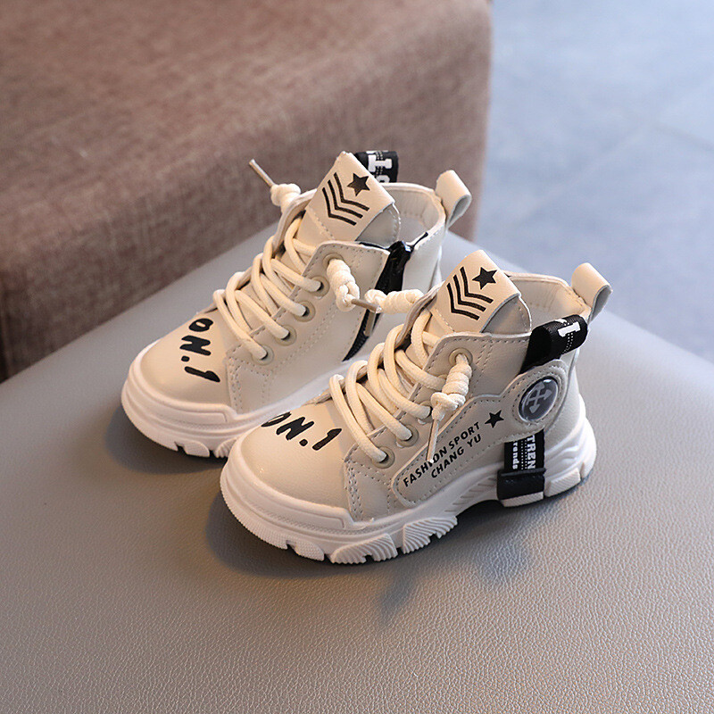 LASTE sügistalvised kingad 1-6 aastastele laste saapad tüdrukutele poistele poolsaapad pehmest nahast tossud suurus 21-30