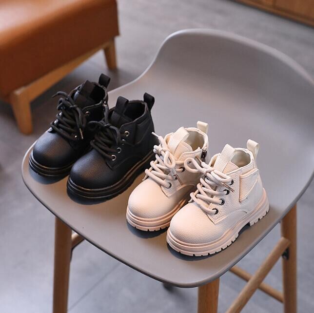 Laste nahksaapad Kvaliteetne Plus Puuvillane Soe Talvised Lumesaapad Libisemiskindlad Pehmed Poiste Tüdrukute Kingad Tõmblukk Laste Poolsaapad