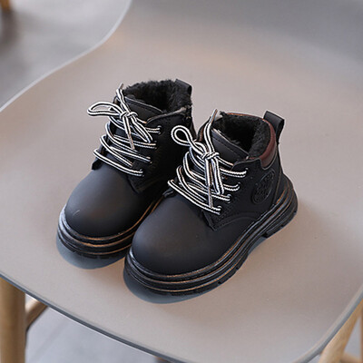 Lastesaapad poistele Tüdrukud Mood Lapsed Poolsaapad Kummist välistald Sügisklassika väikelastele Suurused 21-36