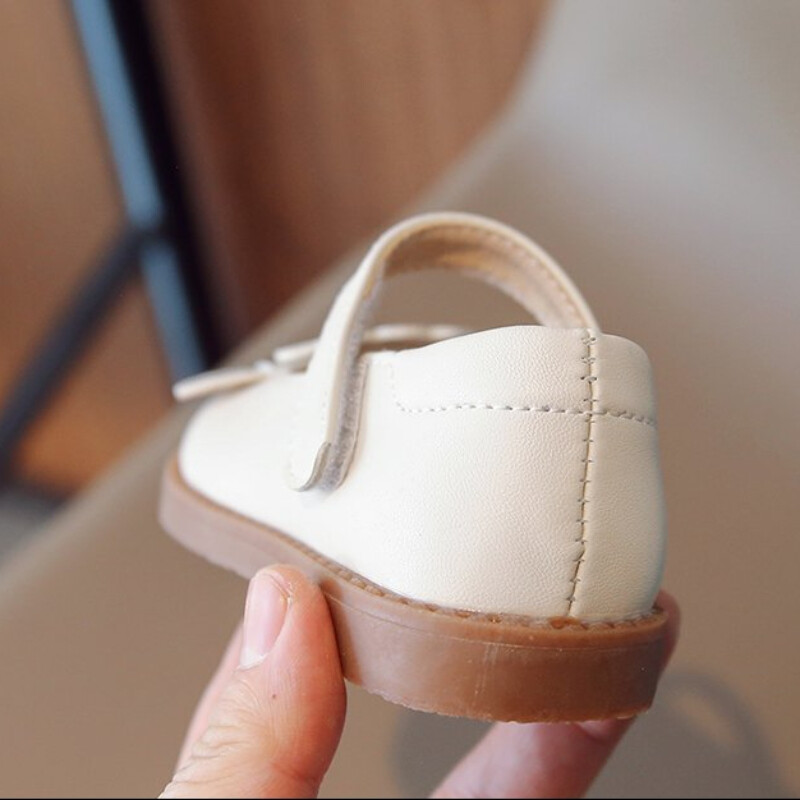 Tüdrukute printsessi kingad Laste lamba mustriga PU nahast kingad Laste pehme tald Mugavad väikelapse mary janes koolijalatsid