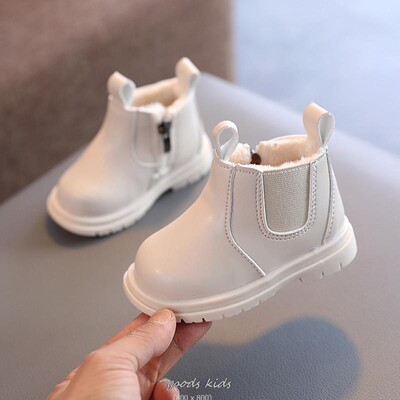 Rudens ziemas modes sniega zābaki bērniem bērnu gumijas zābaki mazuļiem zēniem meitenes maziem bērniem siltas kokvilnas plīša kažokādas 15-19