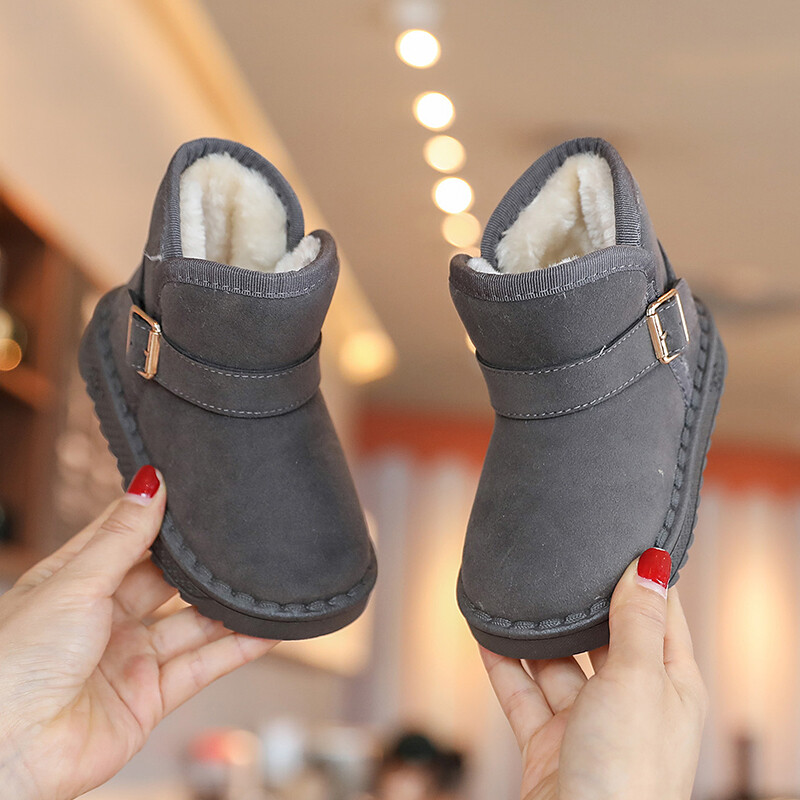 Beebi talvesaapad Soojad plüüsist nahast väikelaste kingad Mood poisid Tüdrukud libisemisvastane kummitald Beebi tossud väikelaste saapad