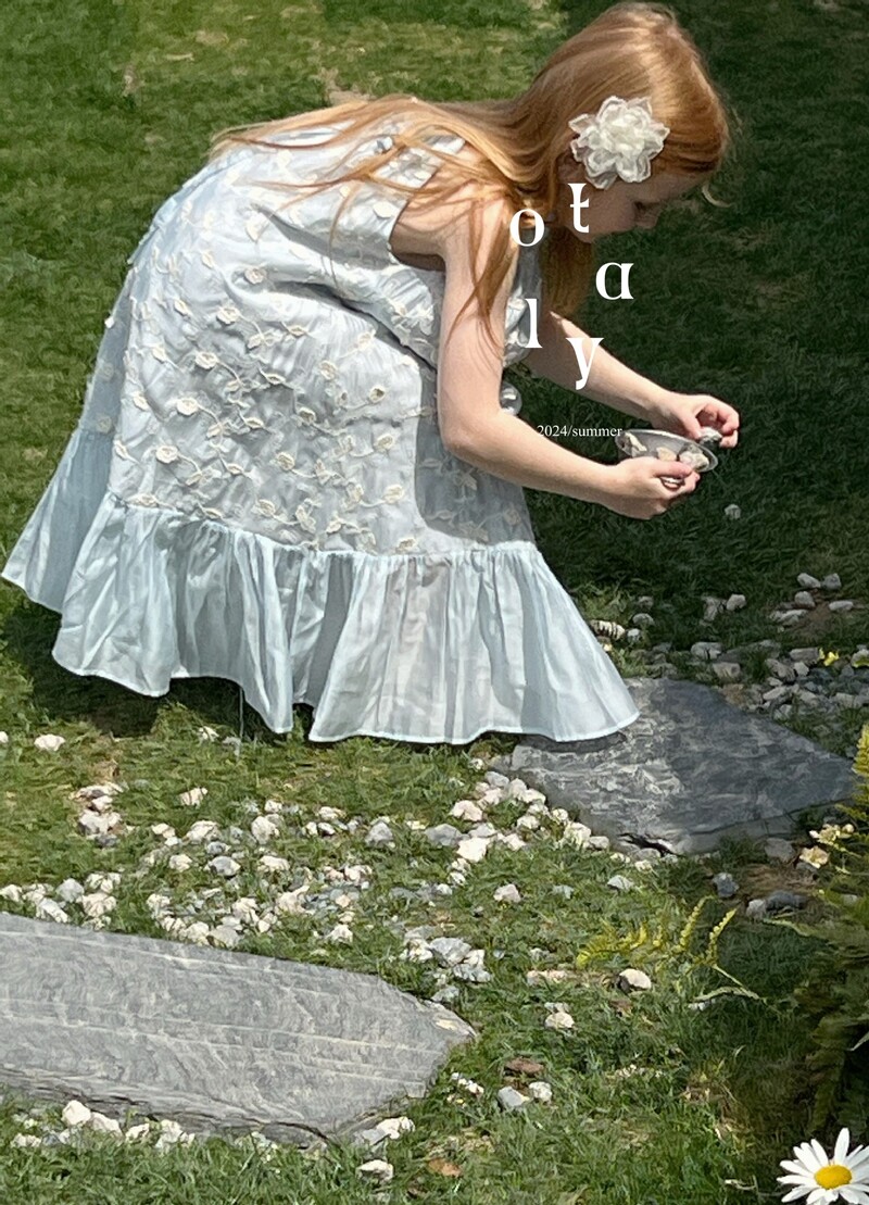Нова лятна рокля за момиче 2024 г., корейско издание, детски дизайн, нежна и темпераментна рокля, рокли за момичета на цветя