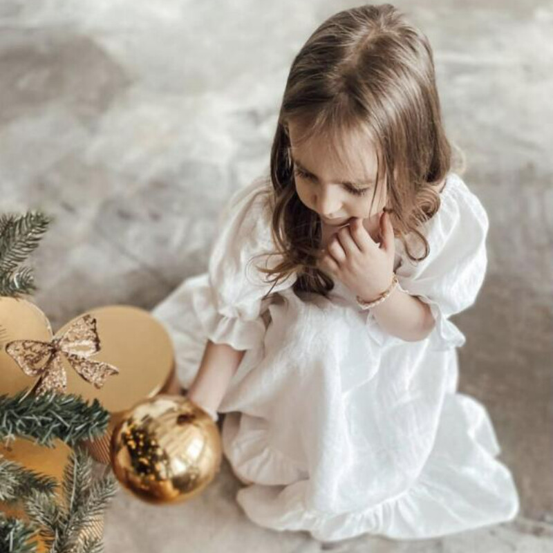 Uus retroprintsesskleit tüdrukute linane mullivarrukatega seelikud lastele sünnipäevapeol Lolita Vintage elegantsed lillad kleidid