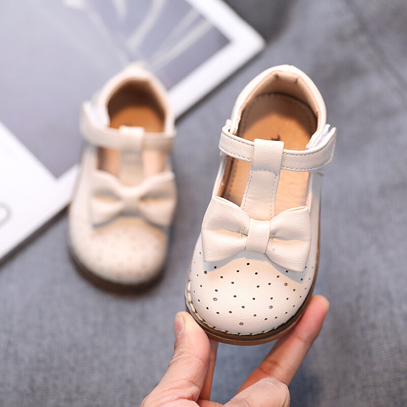 1 2 3 4 5 6 aastat 2021 Kevadmood Hollow Bow Beebikingad Kleit Tüdrukutele Nahast kingad Laste vabaajajalats väikelastele