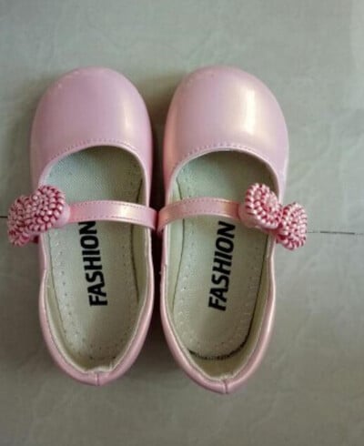 5 6 8 10 12 14 ani Floare Nouă Copii Copii Fete Pantofi alb din piele lăcuită pentru fete, școală, dans, pantofi pentru petrecere de nuntă