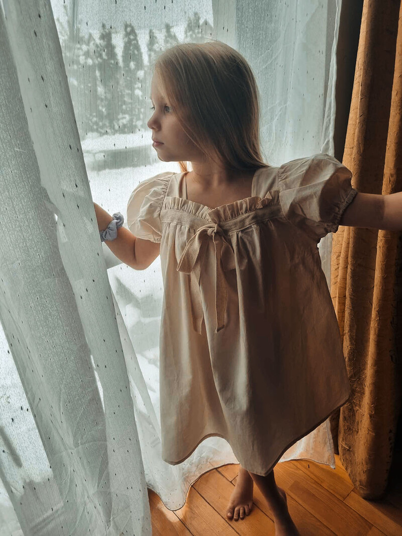 MILANCEL Ljetna dječja haljina Cvjetna haljina za djevojčice Kratki rukavi A kroja Party Dress Odjeća za djevojčice