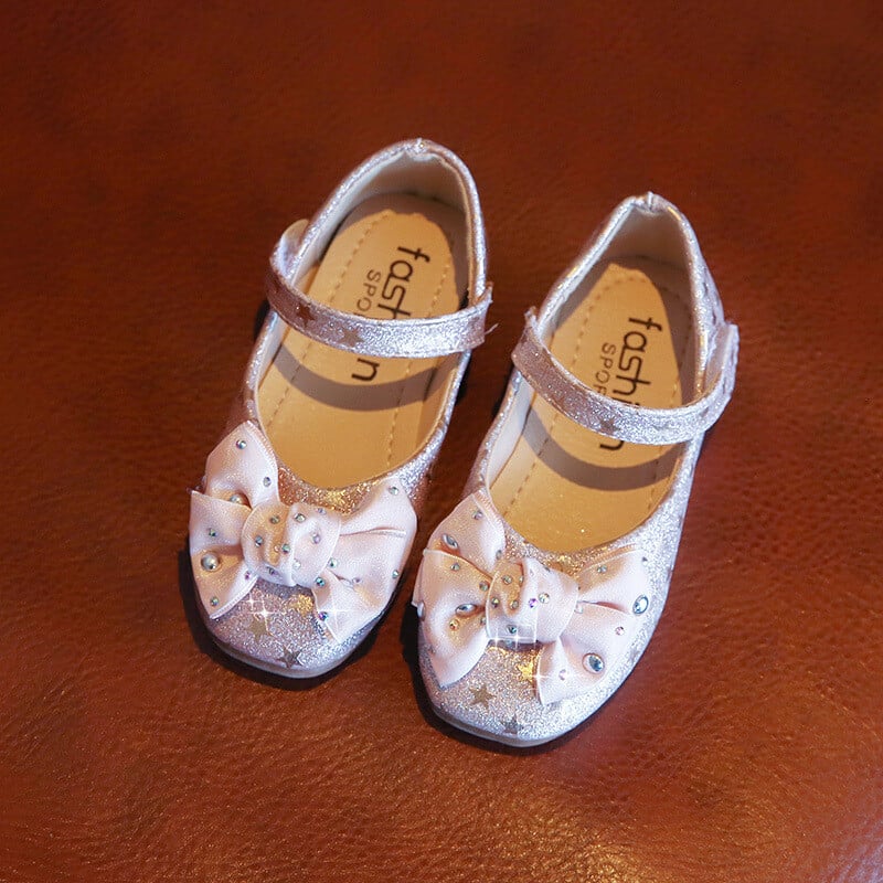 Tüdrukute kleidikingad printsessile Väikeste tüdrukute pulmapeo kingad Moodne vibu nahast koolikingad lastele 3 4 5 6 7 8 9 10 11 12 aastat