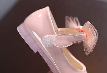 Princess Shoes for Little Baby Girls Dress Fashion Bow Patent Δερμάτινο Παιδικό Πάρτυ Γάμος Παιδικά Παπούτσια Παιδιών 1 2 3 4 5 6 Χρόνια