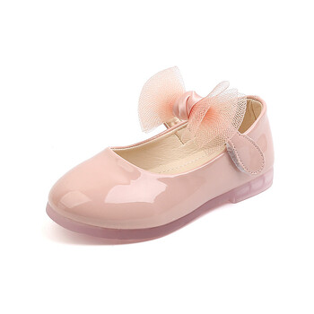 Princess Shoes for Little Baby Girls Dress Fashion Bow Patent Δερμάτινο Παιδικό Πάρτυ Γάμος Παιδικά Παπούτσια Παιδιών 1 2 3 4 5 6 Χρόνια