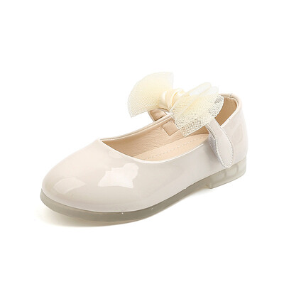Princess Shoes for Little Baby Girls Dress Fashion Bow Patent Δερμάτινο Παιδικό Πάρτυ Γάμος Παιδικά Παπούτσια Παιδιών 1 2 3 4 5 6 Χρόνια