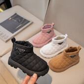 Lastesaapad Tüdrukutele Poistele Saapad Talvise Soojad Saapad PU Nahast Saapad Pehmed Tüdrukute Kingad Poistele Kingad Lapsed