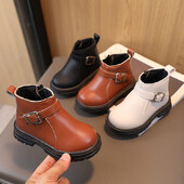 Χειμερινά παιδικά παπούτσια Δερμάτινα Παιδικά Παιδικά Μποτάκια Μασίφ Βρεφική Σόλα από καουτσούκ Παπούτσια Μόδα Παιδικά Μποτάκια για κορίτσια Αγόρια 2-6 ετών