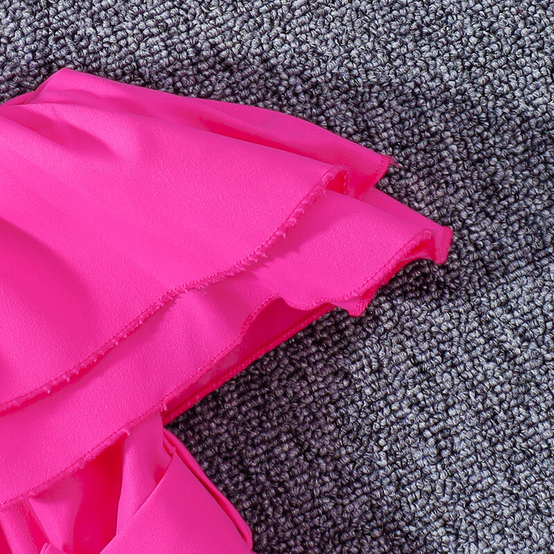 Fete de vară drăguță, elegantă, rece și respirabilă, rochie cu centură cu un singur umăr