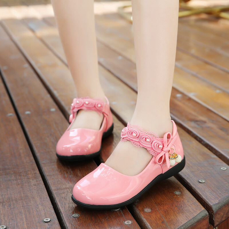 mood Lillehelmed vibu printsessi kingad tüdrukud lastele kleidid koolinahast kingad laste peokingad pulmakingad 3 4 5 6 12 aastane