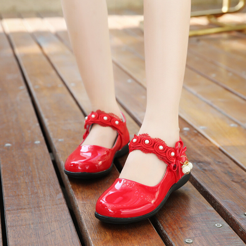 mood Lillehelmed vibu printsessi kingad tüdrukud lastele kleidid koolinahast kingad laste peokingad pulmakingad 3 4 5 6 12 aastane