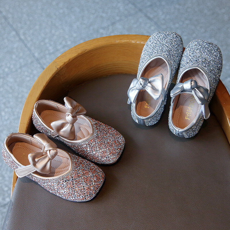 Nahast beebijalatsid Tüdrukutele Väikelastele Mood Rhinestone`ist lapsed vibukingadega Sügiskevadised lastejalatsid 1 2 3 4 5 6 aastased