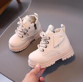 Νέες φθινοπωρινές παιδικές δερμάτινες μπότες για αγόρια Παιδικές μπότες μόδας Βρεφικές μπότες χιονιού στον αστράγαλο Αθλητικά πάνινα παπούτσια Χειμερινά παπούτσια για κορίτσια Παιδικά