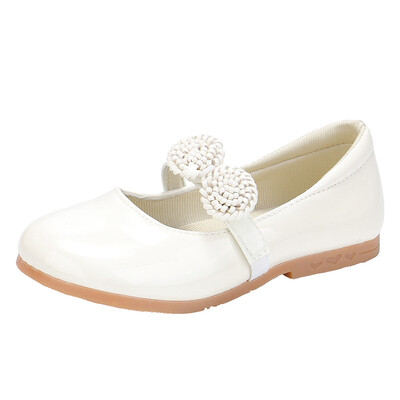 Moda Fete Flori Rochie Primavara Pantofi Plati Eleganti Pentru Copii Mari Pantofi din piele 2021 Printesa Copii Pantofi 3 5 7 9 12 Ani