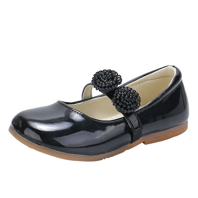 Moda Fete Flori Rochie Primavara Pantofi Plati Eleganti Pentru Copii Mari Pantofi din piele 2021 Printesa Copii Pantofi 3 5 7 9 12 Ani