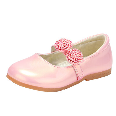 Moda Fete Flori Rochie Primavara Pantofi Plati Eleganti Pentru Copii Mari Pantofi din piele 2021 Printesa Copii Pantofi 3 5 7 9 12 Ani