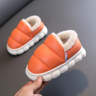 Talvised puuvillased kingad lastele Uued 2024 paksud soojad plüüsist jalatsid, lastele libisemisvastased poisid, tüdrukud, saapad, vabaajajalatsid, väikelapsed