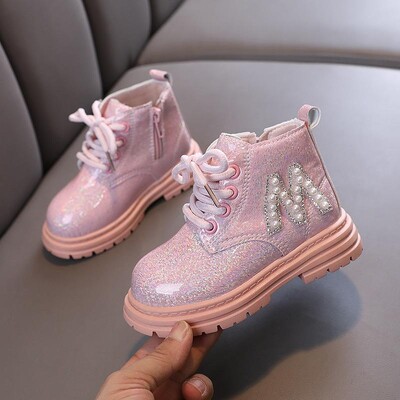 Νέες παιδικές κοντές μπότες Ευέλικτο Casual 2023 Φθινόπωρο Χειμώνας Φερμουάρ για αγόρια και κορίτσια Μπότες χιονιού Παιδικές μπότες μόδας για εξωτερικούς χώρους Παπούτσια