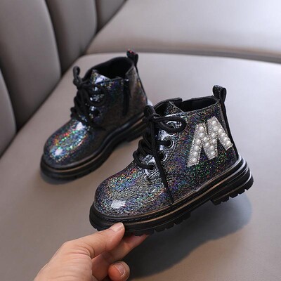 Νέες παιδικές κοντές μπότες Ευέλικτο Casual 2023 Φθινόπωρο Χειμώνας Φερμουάρ για αγόρια και κορίτσια Μπότες χιονιού Παιδικές μπότες μόδας για εξωτερικούς χώρους Παπούτσια