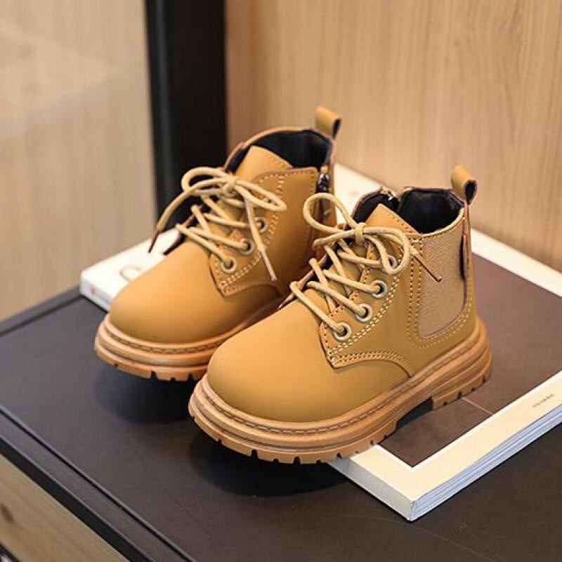 Cizme pentru copii primăvară toamnă noi cizme pentru copii scurte tendință la modă iarnă băieți fete cizme cu talpă moale H553