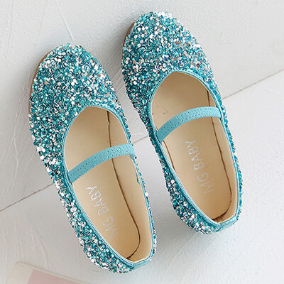 Обувки за момичета от 1 до 12 години Beauty Pointed Toe Teen Girl Leather Soft Dance Shoes Baby Princess Bling Shoes zapatos niña