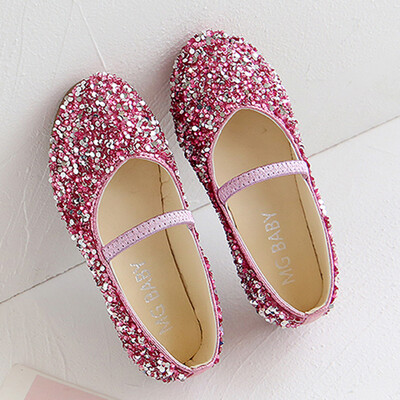 Обувки за момичета от 1 до 12 години Beauty Pointed Toe Teen Girl Leather Soft Dance Shoes Baby Princess Bling Shoes zapatos niña