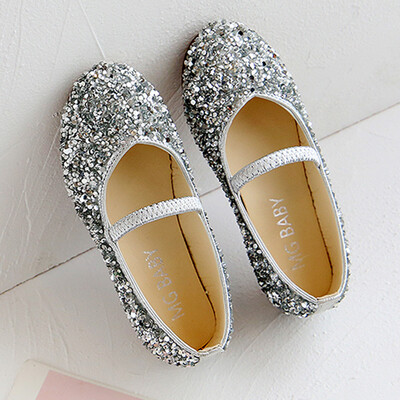 Обувки за момичета от 1 до 12 години Beauty Pointed Toe Teen Girl Leather Soft Dance Shoes Baby Princess Bling Shoes zapatos niña
