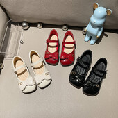 Tüdrukute printsessikingad Elegantsed kevadpeo ühevärvilised lastejalatsid, lakknahast 24-35 kerged madalad, mugavad lastejalatsid