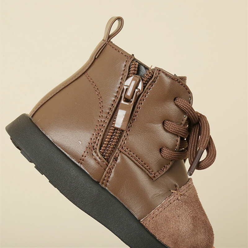 2024. aasta uued kevadised beebikingad Nahast väikelaste poiste poolsaapad Kummist tallaga imikute kingad Mood Väikeste tüdrukute saapad 15-25