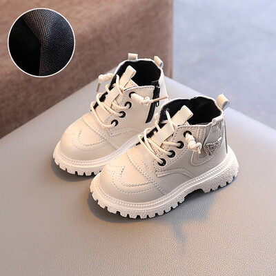 ΠΑΙΔΙΚΑ Μόδα Μποτάκια με Γούνα 1-6 Χρόνια Φθινόπωρο Χειμώνας Αγόρια Κορίτσια Δερμάτινα Snow Μποτάκια Παιδικά Παπούτσια Αθλητικά 21-30