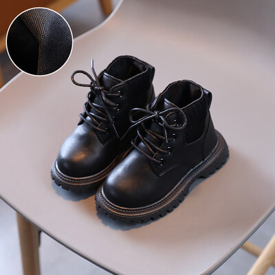 ΠΑΙΔΙΚΑ Μόδα Μποτάκια με Γούνα 1-6 Χρόνια Φθινόπωρο Χειμώνας Αγόρια Κορίτσια Δερμάτινα Snow Μποτάκια Παιδικά Παπούτσια Αθλητικά 21-30