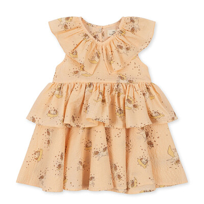 2024 Νέα χαριτωμένα φορέματα με φιόγκο για κορίτσια Καλοκαιρινή μόδα Casual μωρό φόρεμα πριγκίπισσας Παιδικά ρούχα Φόρεμα πάρτι γενεθλίων