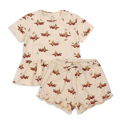 2024 Νέα χαριτωμένα φορέματα με φιόγκο για κορίτσια Καλοκαιρινή μόδα Casual μωρό φόρεμα πριγκίπισσας Παιδικά ρούχα Φόρεμα πάρτι γενεθλίων