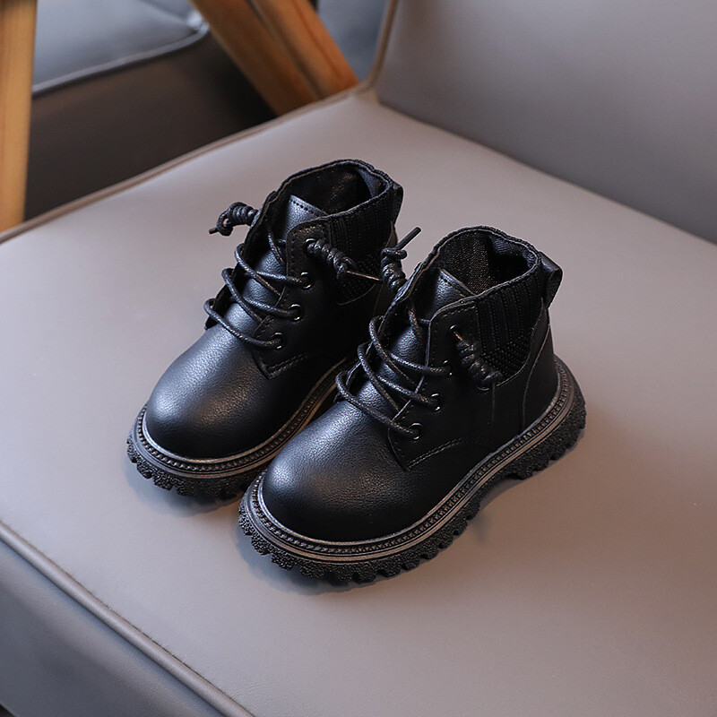 2024 Zimné plyšové podšívky Detské módne snehové čižmy s bočným zipsom, protišmykové, mäkké dno, Martins čižmy pre bábätká, batoľatá, chlapci, dievčatá, topánky