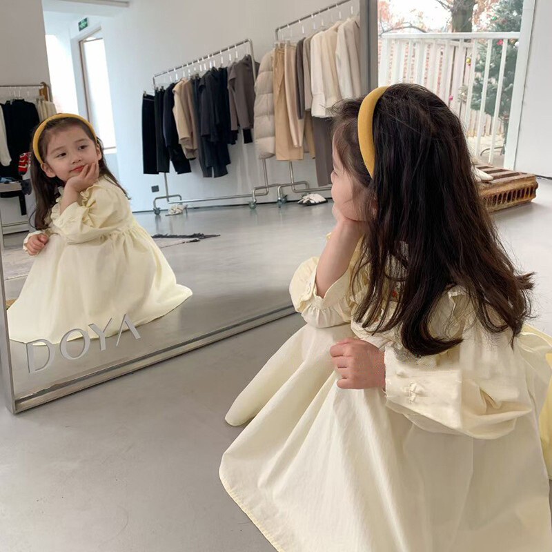 Φορέματα για κορίτσια Μακρυμάνικο Κέντημα Φόρεμα Πριγκίπισσας Άνοιξη Φθινόπωρο Παιδικά Ρούχα Κοριτσιών Φορέματα γενεθλίων 2 έως 8 ετών