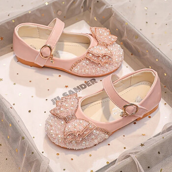 Παιδικά Princess Shoes Glitter Party Νυφικά παπούτσια για κορίτσια Μόδα Rhinestone νήπια Flats μπαλέτου Causal Παιδικά δερμάτινα παπούτσια