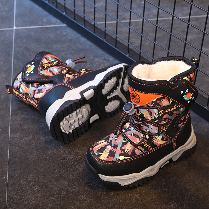 2024 Παιδικά Παπούτσια Κοριτσίστικα Αγόρια Αδιάβροχα Αδιάβροχα Μπότες Μόδα Αθλητικά Παπούτσια Άνετα ζεστά μποτάκια για χιόνι Baby Princess ψηλά μποτάκια