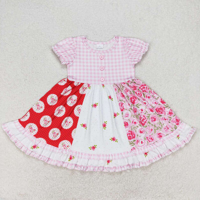 NOVA modna haljina za djevojčice Isusovo zeleno cvijeće Haljine s cvijećem do koljena Butik Dječja odjeća Haljine za djevojčice Veleprodaja na veliko