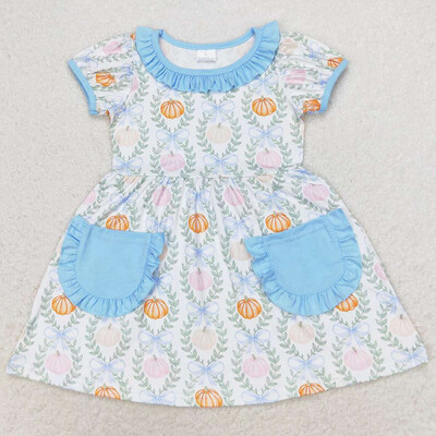 NOVA modna haljina za djevojčice Isusovo zeleno cvijeće Haljine s cvijećem do koljena Butik Dječja odjeća Haljine za djevojčice Veleprodaja na veliko