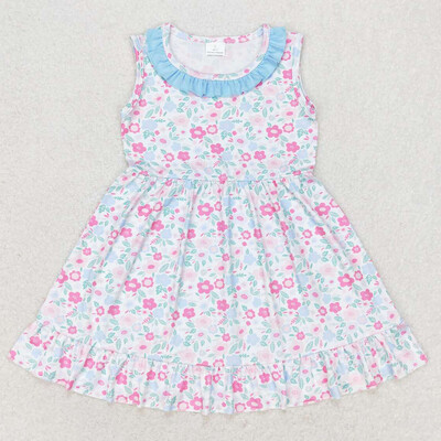 NOVA modna haljina za djevojčice Isusovo zeleno cvijeće Haljine s cvijećem do koljena Butik Dječja odjeća Haljine za djevojčice Veleprodaja na veliko