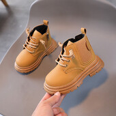 2023 Cizme noi pentru fete simple, versatile, maro, negru, pentru școală, cool, copii, băieți, cizme scurte, transport gratuit, primăvară, toamnă, ocazional